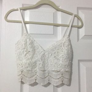 New LA hearts crop top